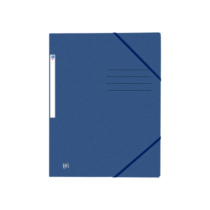 Elastomap Oxford Top File+ A4 donkerblauw