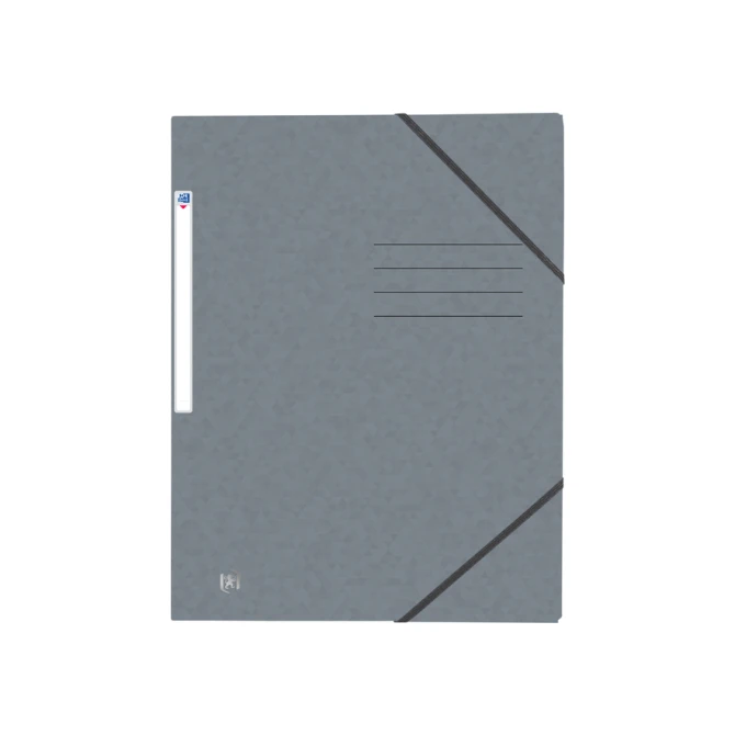Elastomap Oxford Top File+ A4 grijs