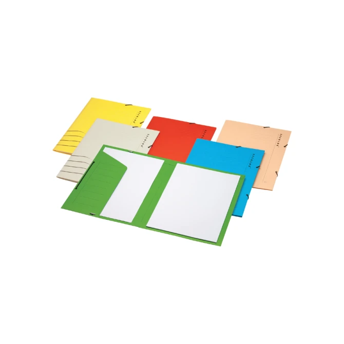 Elastomap Secolor Folio 100% gerecycled karton 250 gr Blauw