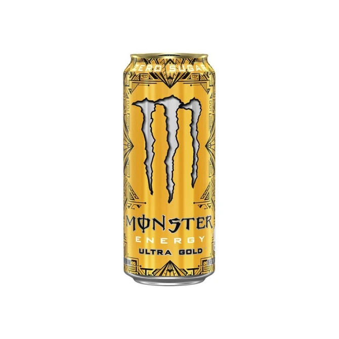 Energiedrank Monster ultra gold suikervrij blik 500ml
