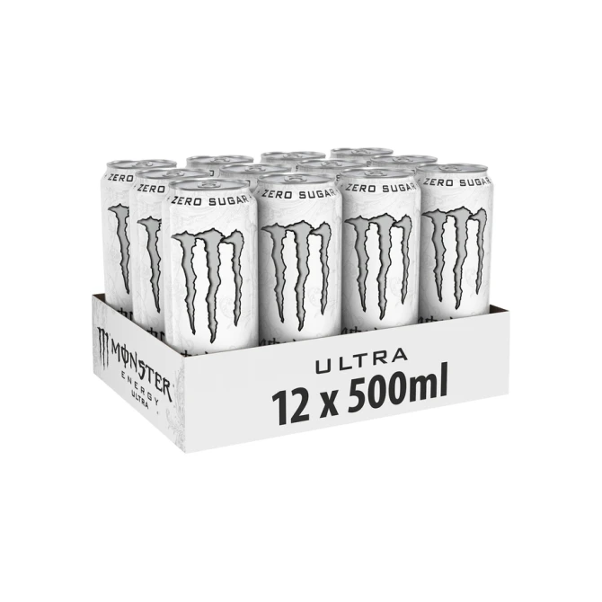 Energiedrank Monster ultra suikervrij blik 500ml