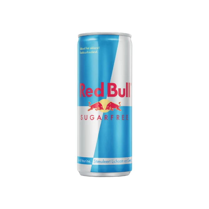 Energiedrank Red Bull sugarfree blik 250 ml