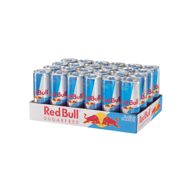 Energiedrank Red Bull sugarfree blik 250 ml