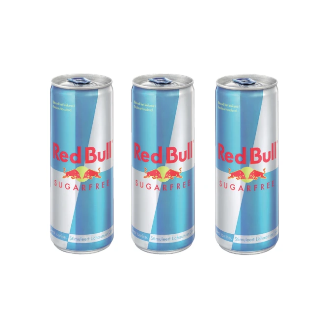 Energiedrank Red Bull sugarfree blik 250 ml