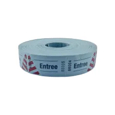 Entreebewijs Combicraft nummering 1-1000 blauw 1000 stuks