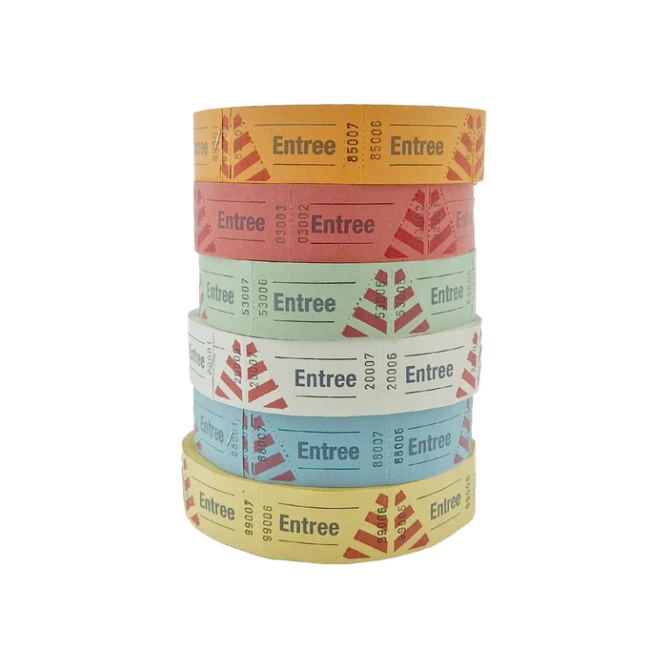 Entreebewijs Combicraft nummering 1-1000 blauw 1000 stuks