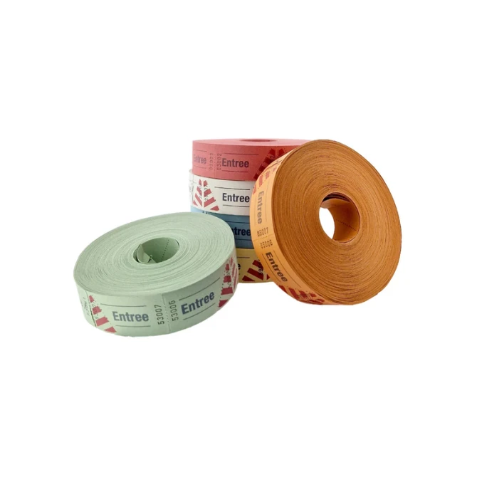 Entreebewijs Combicraft nummering 1-1000 blauw 1000 stuks
