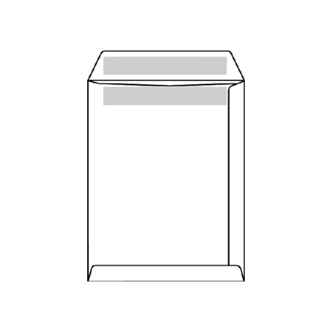 Envelop akte IEZZY 175x265mm zelfklevend 100gr wit 250 stuks