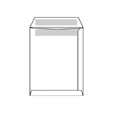 Envelop akte IEZZY 230x310mm zelfklevend 100gr wit 250 stuks