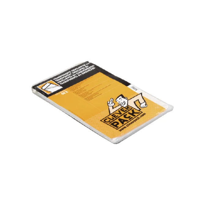 Envelop CleverPack akte B4 245x350mm zelfklevend transparant 50 stuks