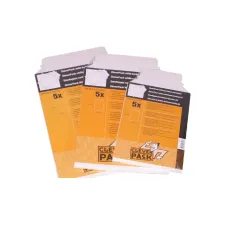 Envelop CleverPack karton A5 176x250mm wit pak à 5 stuks Envelop CleverPack karton A5 176x250mm wit pak à 5 stuks