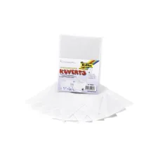 Envelop Folia A6 115gr set à 8 stuks transparant