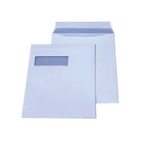 Envelop Hermes akte C4 229x324mm venster 4x11links 250 stuks