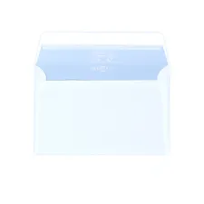 Envelop Hermes bank C6 114x162mm zelfklevend wit doos à 500 stuks