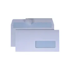 Envelop Hermes EA5/6 110x220mm venster 4x11rechts zelfklevend 500 stuks