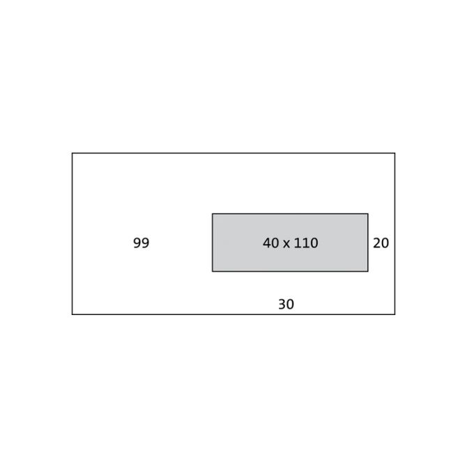 Envelop IEZZY C5/6 114x229mm venster rechts gegomd wit 500 stuks