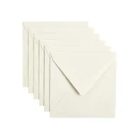 Envelop Papicolor 140x140mm anjerwit pak à 6 stuks