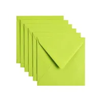 Envelop Papicolor 140x140mm appelgroen pak à 6 stuks