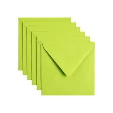 Envelop Papicolor 140x140mm appelgroen pak à 6 stuks