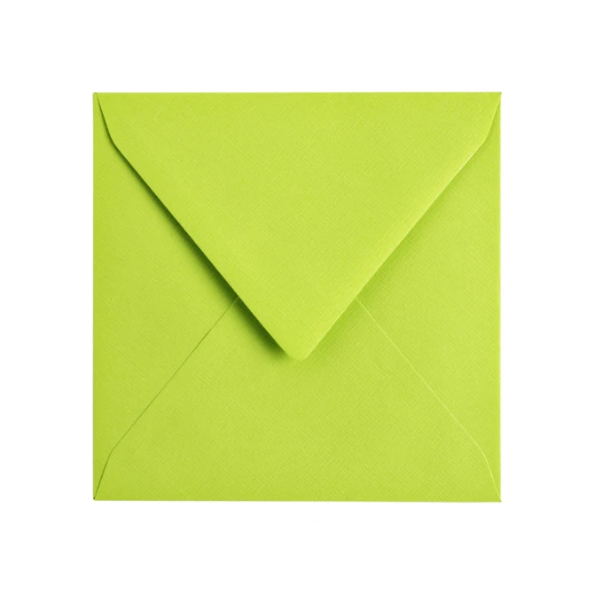 Envelop Papicolor 140x140mm appelgroen pak à 6 stuks