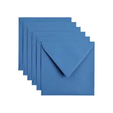 Envelop Papicolor 140x140mm donkerblauw pak à 6 stuks