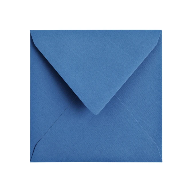 Envelop Papicolor 140x140mm donkerblauw pak à 6 stuks