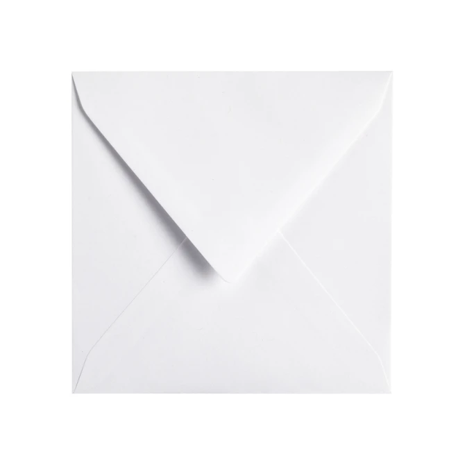 Envelop Papicolor 140x140mm kraft wit pak à 6 stuks