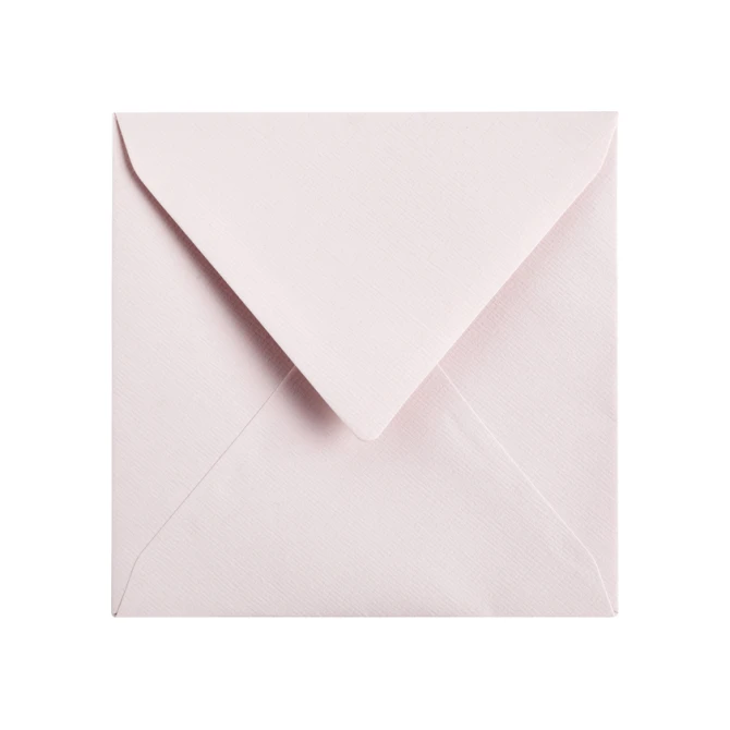 Envelop Papicolor 140x140mm lichtroze pak à 6 stuks