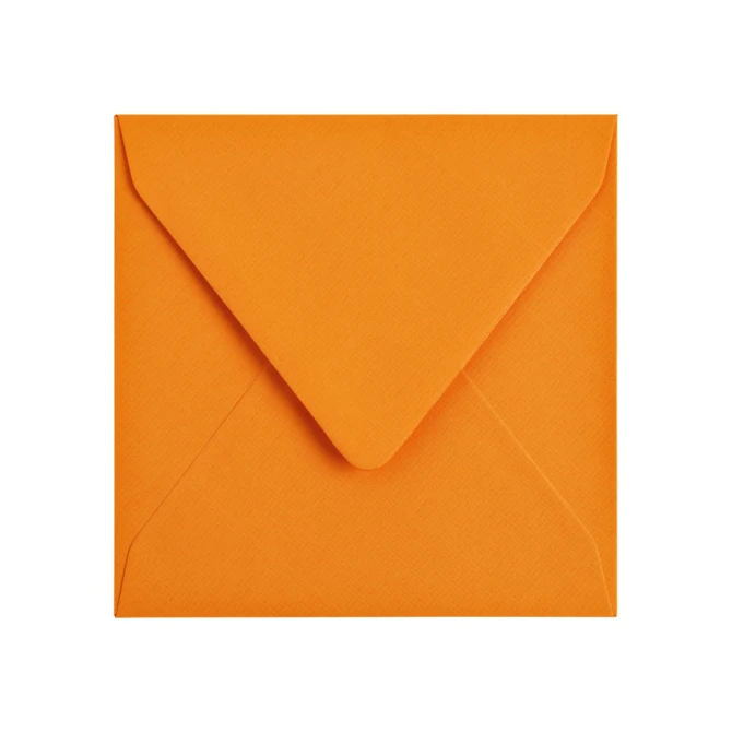 Envelop Papicolor 140x140mm oranje pak à 6 stuks