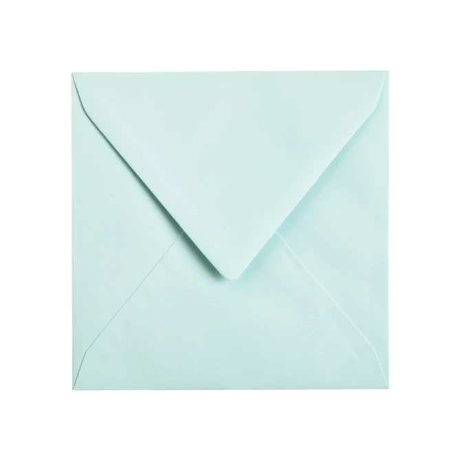 Envelop Papicolor 140x140mm zeegroen pak à 6 stuks