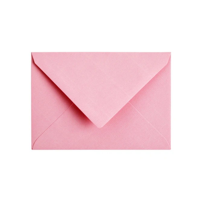 Envelop Papicolor C6 114x162mm babyroze pak à 6 stuks