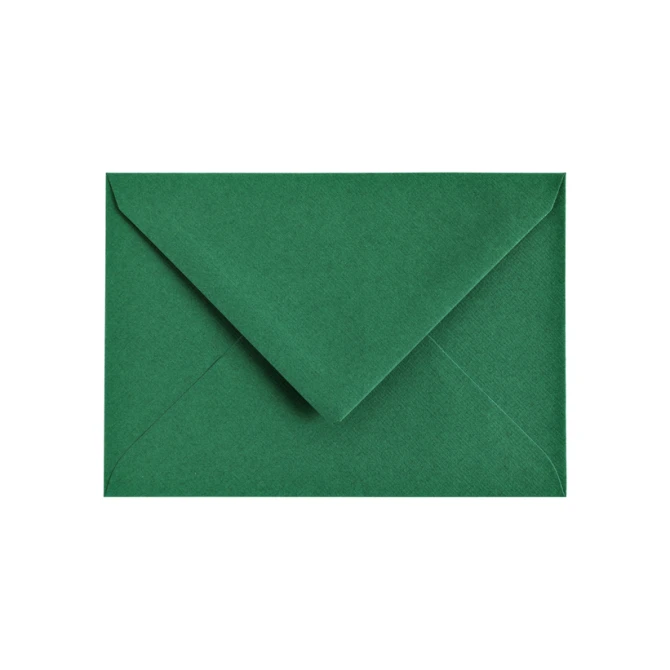 Envelop Papicolor C6 114x162mm dennengroen pak à 6 stuks