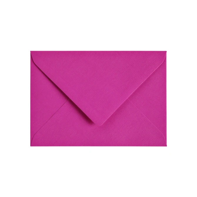 Envelop Papicolor C6 114x162mm felroze pak à 6 stuks