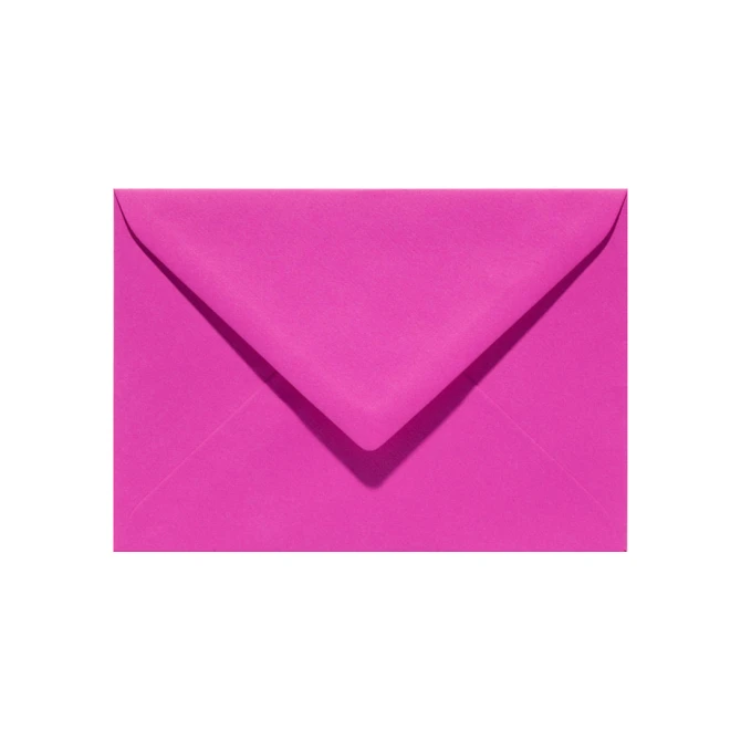 Envelop Papicolor EA5 156x220mm felroze pak à 6 stuks
