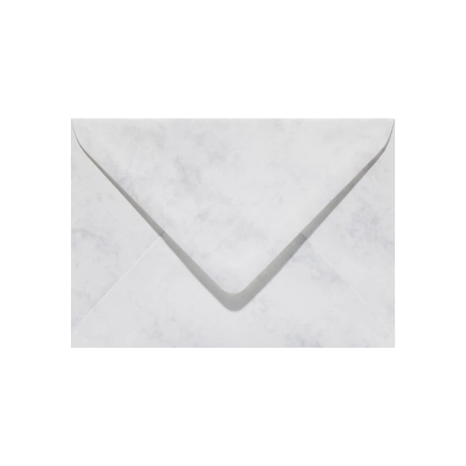 Envelop Papicolor EA5 156x220mm marmer grijswit pak à 6 stuks