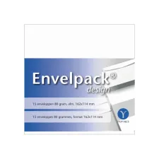 Envelop Papyrus Envelpack Design C6 114x162mm wit 894406 15 stuks