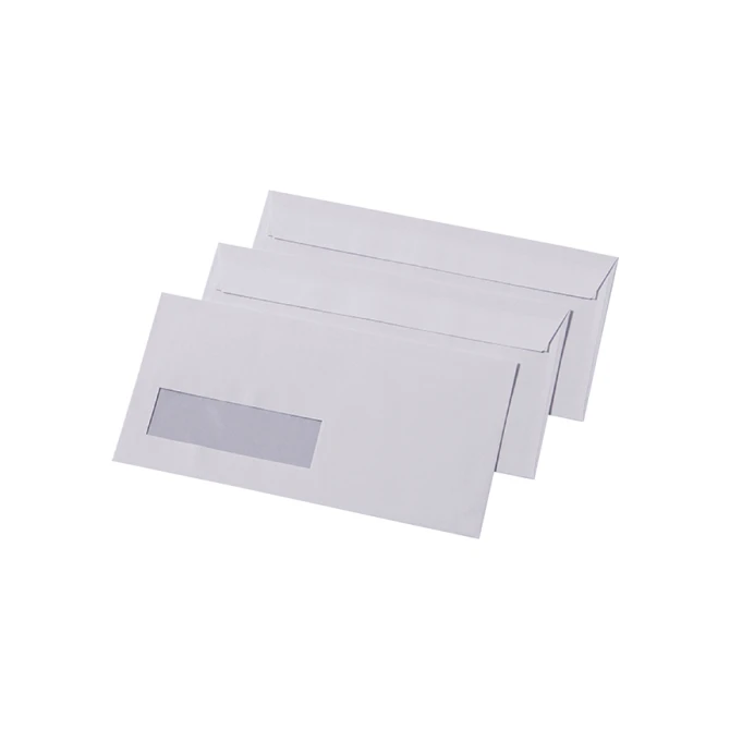 Envelop Quantore 110x220mm venster 3x10cm links 500 stuks