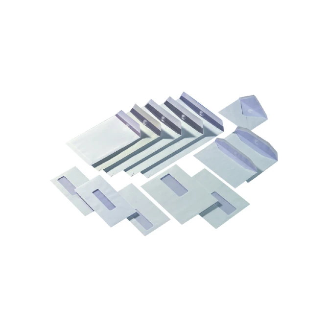 Envelop Quantore 110x220mm venster 3x10cm links 500 stuks