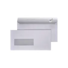 Envelop Quantore 110x220mm venster 3x10cm links zelfklevend 500 stuks