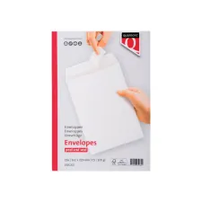 Envelop Quantore akte C5 162x229mm zelfklevend wit 25 stuks Envelop Quantore akte C5 162x229mm zelfklevend wit 25 stuks