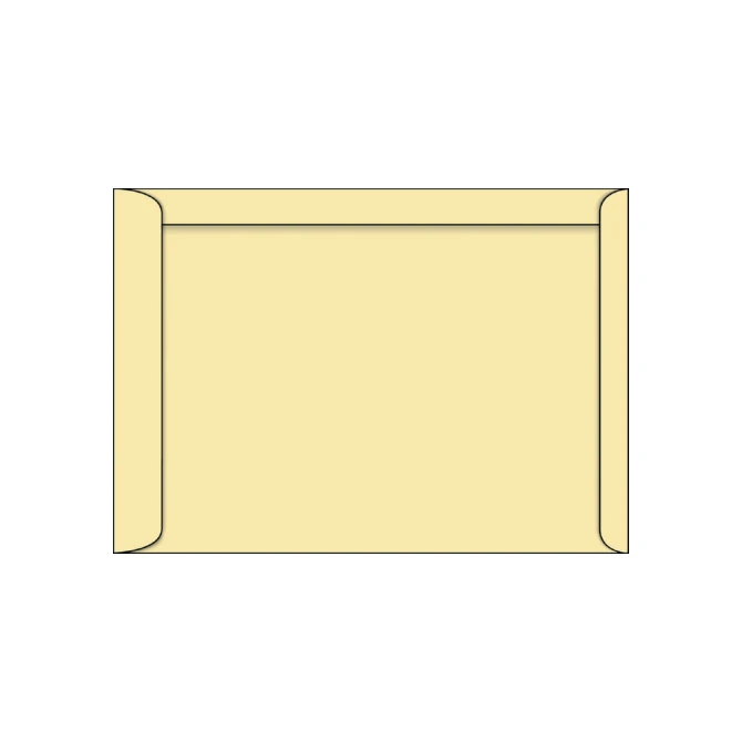 Envelop Quantore akte EB4 262x371mm cremekraft 250 stuks