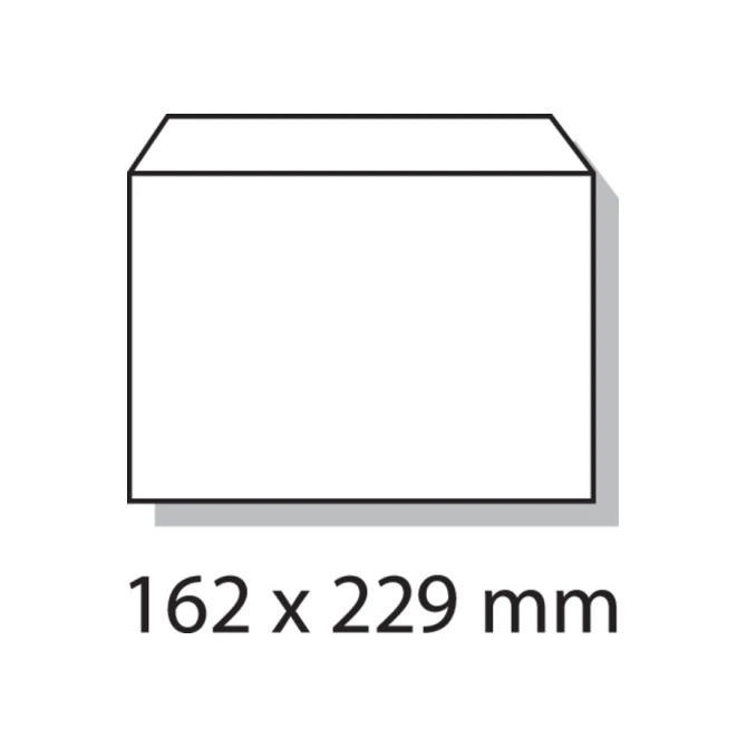 Envelop Quantore bank C5 162x229mm zelfklevend wit 500 stuks