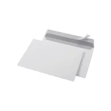 Envelop Quantore bank C6 114x162mm zelfklevend wit 25 stuks
