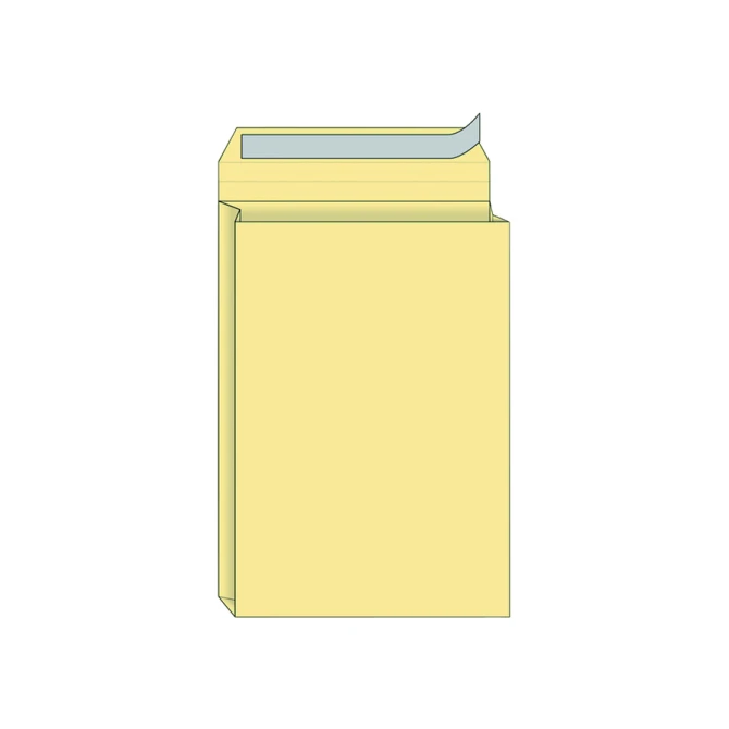 Envelop Quantore monsterzak 262x371x38mm zelfklevend creme 125 stuks