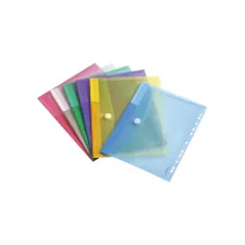Enveloptas Djois Color Collection A4 horizontaal geperforeerd assorti Enveloptas Djois Color Collection A4 horizontaal geperforeerd assorti