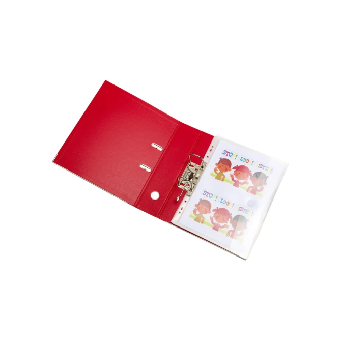 Enveloptas Djois Color Collection A4 horizontaal geperforeerd transp