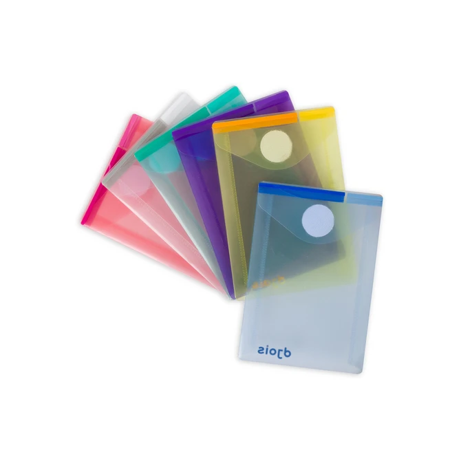 Enveloptas Djois Color Collection A7 verticaal assorti