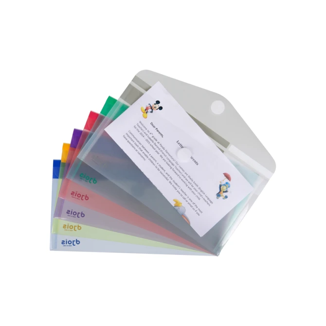 Enveloptas Djois Color Collection horizontaal 250x135mm assorti