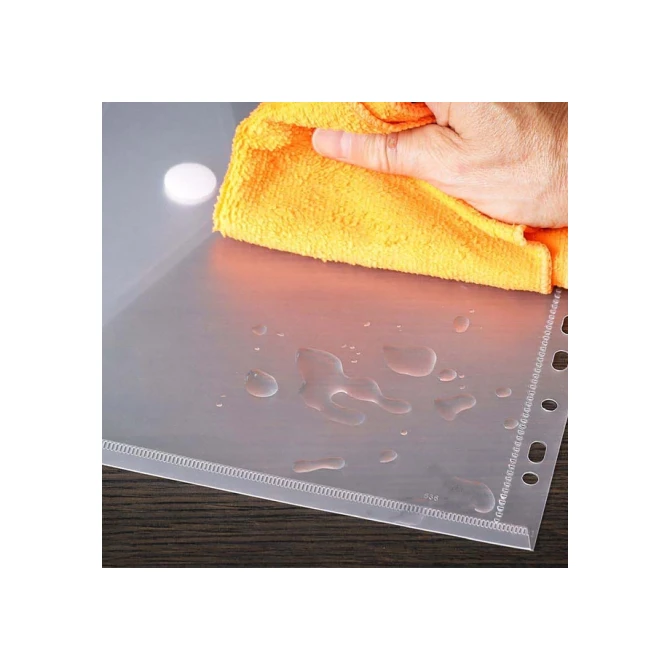 Enveloptas Europel A4 240x310mm 11-gaats PP transparant wit