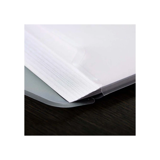 Enveloptas Europel A4 240x310mm 11-gaats PP transparant wit